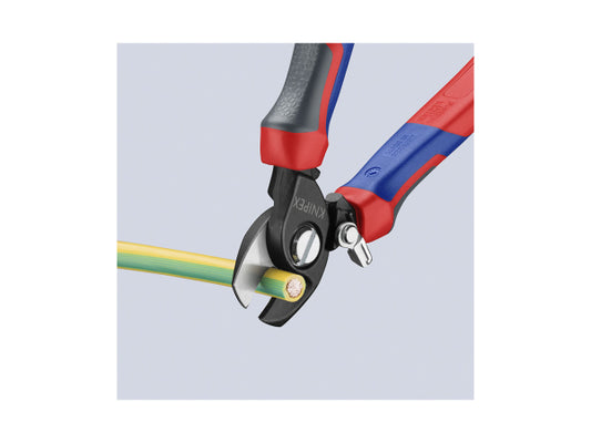 KNIPEX Kabelschere mit Öffnungsfeder