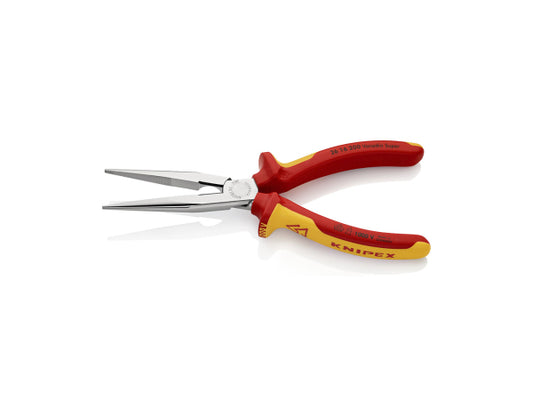 KNIPEX Flachrundzange mit Schneide VDE 200mm