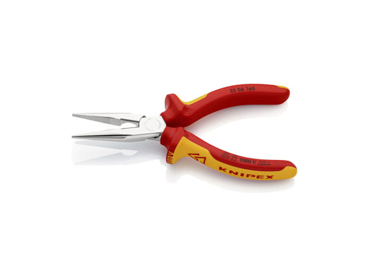 KNIPEX Flachrundzange mit Schneide VDE 160mm