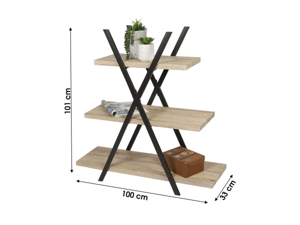 Urban Living Pyramidenregal mit 3 Tablaren Kaufuniversum - Urban Living Pyramidenregal mit 3 Tablaren