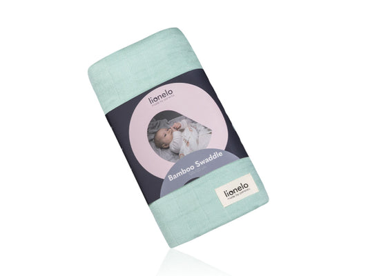 Lionelo Bambus Baby-Wickeltuch Bamboo Swaddle Green Mint