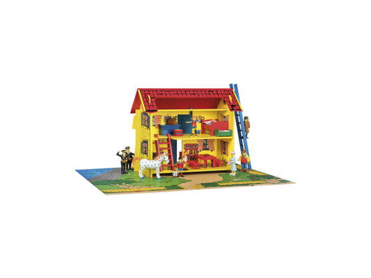 PIPPI Puppenhaus Villa Kunterbunt mit Spielmatte