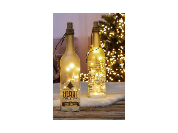 FS-STAR Glasflasche mit LED Beleuchtung Kaufuniversum - FS-STAR Glasflasche mit LED Beleuchtung