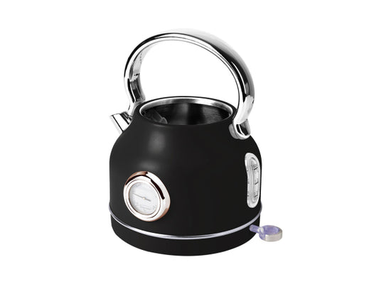 Berlinger Haus Wasserkocher mit Thermostat 1.7L Black Rose Collection