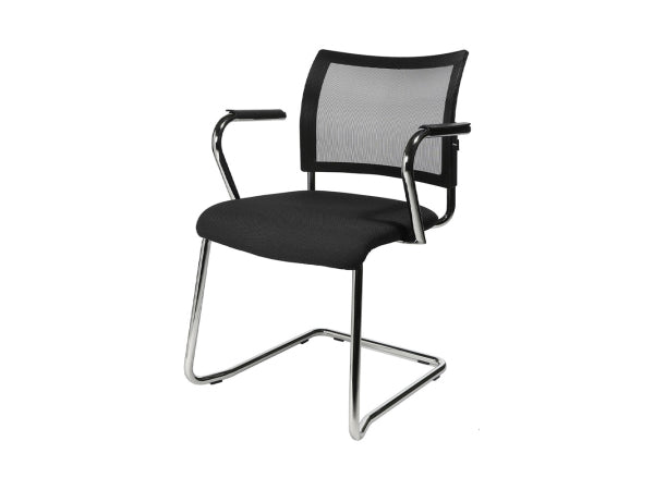 CONTINI Konferenzstuhl Freischwinger V20 schwarz Kaufuniversum - CONTINI Konferenzstuhl Freischwinger V20 schwarz