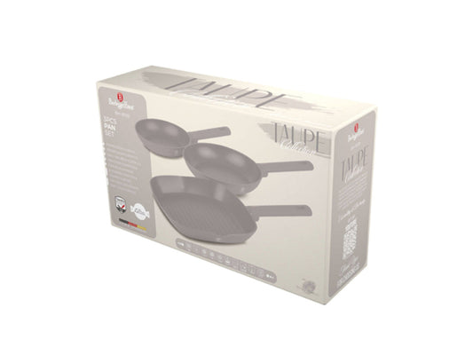 Berlinger Haus 3-teiliges Bratpfannen Set Ø 20/24/28cm matt Taupe Collection