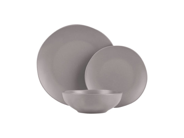Berlinger Haus 18-teiliges Tellerset matt Taupe Collection Kaufuniversum - Berlinger Haus 18-teiliges Tellerset matt Taupe Collection
