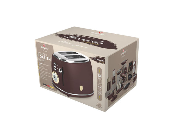 Berlinger Haus Toaster matt bordeaux Leonardo Collection Kaufuniversum - Berlinger Haus Toaster matt bordeaux Leonardo Collection