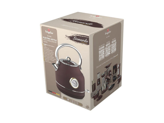 Berlinger Haus Wasserkocher matt bordeaux Leonardo Collection