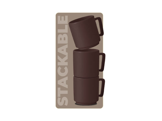 Berlinger Haus Tassenset 4 Stk. 300ml matt bordeaux Leonardo Collection