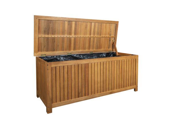 CONTINI Gartenbox 140x55x58cm Eucalyptus Kaufuniversum - CONTINI Gartenbox 140x55x58cm Eucalyptus