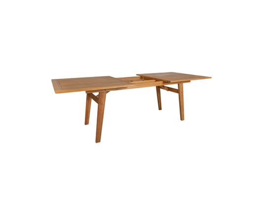 CONTINI Gartentisch erweiterbar 180/230x100x 74cm Eucalyptus