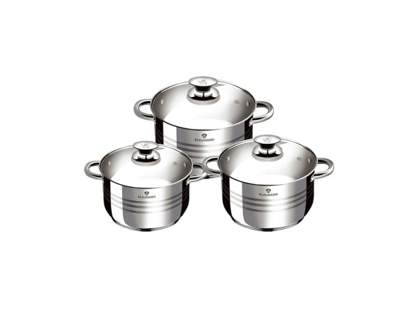 Blaumann 6-teiliges Kochgeschirr-Set Gourmet Line Kaufuniversum - Blaumann 6-teiliges Kochgeschirr-Set Gourmet Line