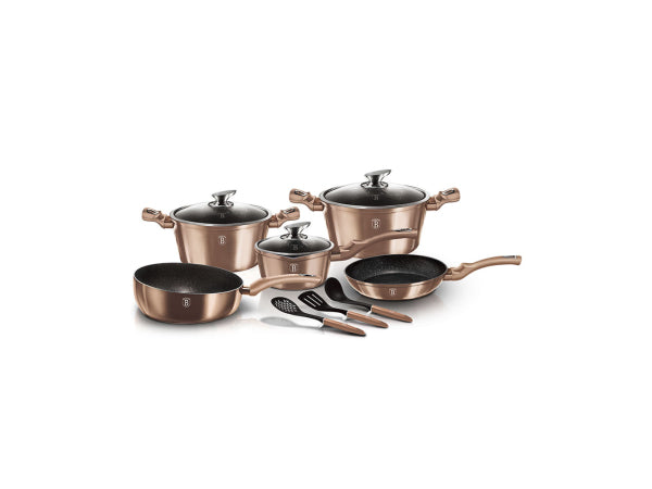 Berlinger Haus 11-teiliges Kochgeschirr-Set Rose Gold Edition Kaufuniversum - Berlinger Haus 11-teiliges Kochgeschirr-Set Rose Gold Edition