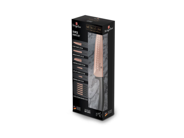 Berlinger Haus 11-teiliges Messerset rose-gold Kaufuniversum - Berlinger Haus 11-teiliges Messerset rose-gold