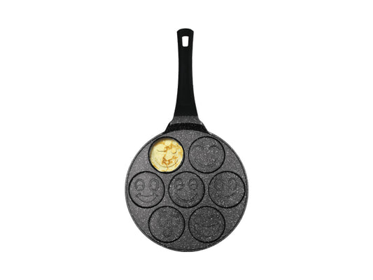 Berlinger Haus Emoji Pancake Bratpfanne Ø26cm für 7 Stk. Black Rose Collection
