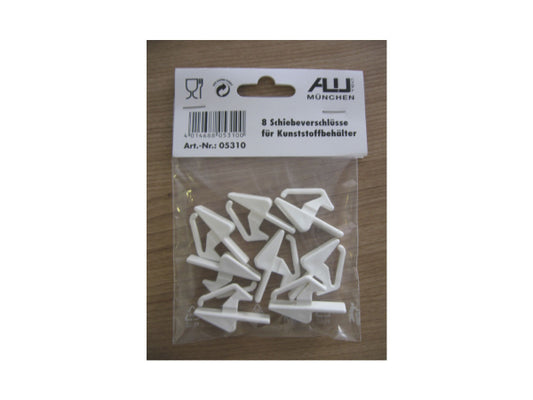 ALUTEC Schiebeverschlüsse 8 Stk. zu Kunststoffbox