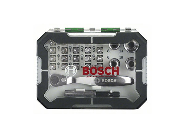 Bosch Professional Bosch 26-teiliges Schrauberbit- und Ratschen-Set Kaufuniversum - Bosch Professional Bosch 26-teiliges Schrauberbit- und Ratschen-Set