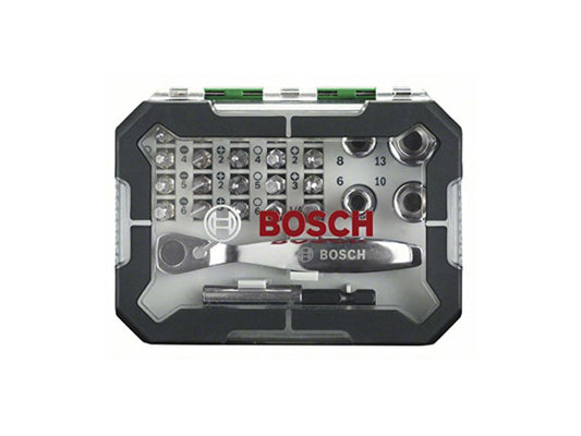 Bosch Professional Bosch 26-teiliges Schrauberbit- und Ratschen-Set