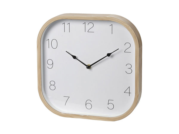 FS-STAR Wanduhr Holzoptik 30x30cm Kaufuniversum - FS-STAR Wanduhr Holzoptik 30x30cm