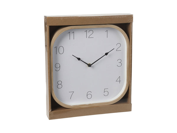 FS-STAR Wanduhr Holzoptik 30x30cm Kaufuniversum - FS-STAR Wanduhr Holzoptik 30x30cm