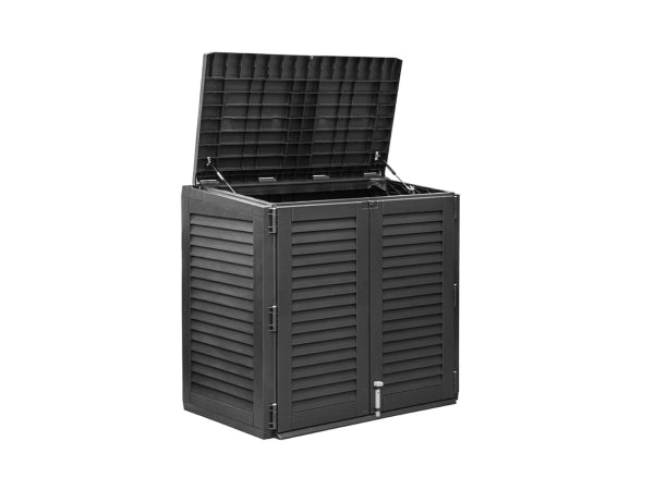 WeberGarden Maxibox mit 2 Türen 117x74xH110cm anthrazit Kaufuniversum - WeberGarden Maxibox mit 2 Türen 117x74xH110cm anthrazit