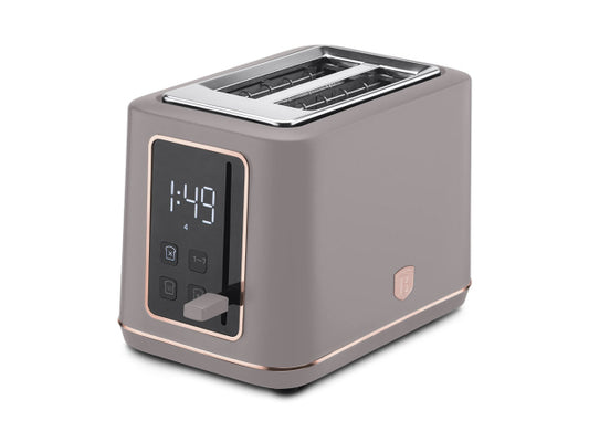 Berlinger Haus Toaster mit Digitalanzeige Taupe Collection