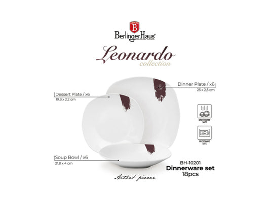 Berlinger Haus 18-teiliges Tellerset Leonardo Collection