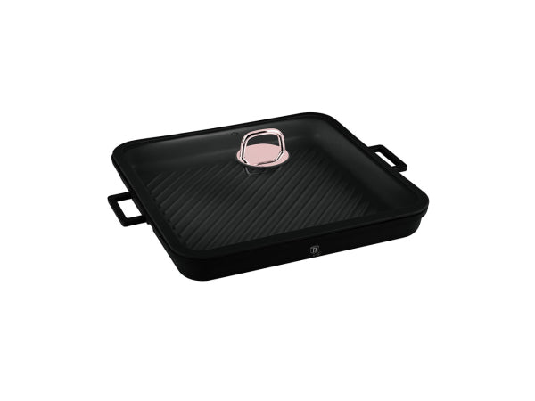 Berlinger Haus Grillpfanne mit Deckel Black Rose Collection Kaufuniversum - Berlinger Haus Grillpfanne mit Deckel Black Rose Collection