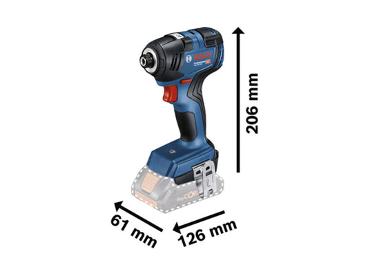 Bosch Professional Bosch GDR 18V-200 Akku-Drehschlagschrauber Solo Karton