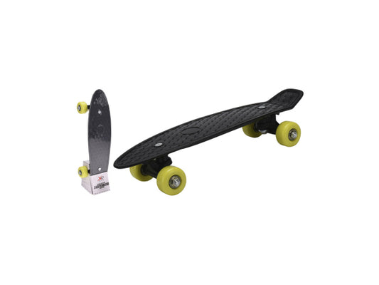 FS-STAR Skateboard Retro schwarz