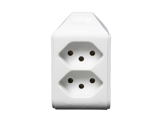 brennenstuhl Abzweigstecker 2-fach drehbar bis 300° ohne Aufhänger