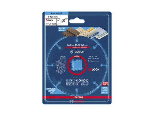 Bosch Professional Bosch Trennscheibe Carbide Multi Wheel 125 mm 22 23mm