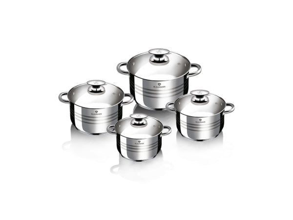 Blaumann Kochtopf Set 6.1L/3.6L/2.6L/1.9L Edelstahl Gourmet Line Kaufuniversum - Blaumann Kochtopf Set 6.1L/3.6L/2.6L/1.9L Edelstahl Gourmet Line