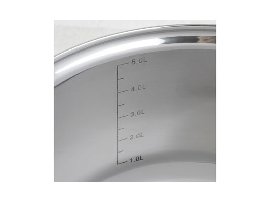 Blaumann Kochtopf Set 6.1L/3.6L/2.6L/1.9L Edelstahl Gourmet Line