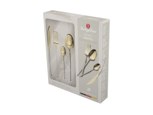 Berlinger Haus 24 teiliges Besteckset matt cream Sahara Collection