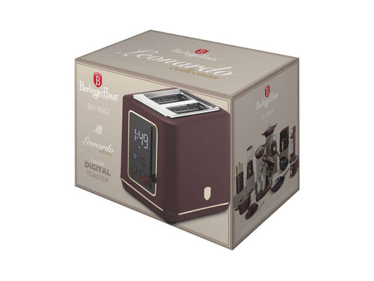 Berlinger Haus Toaster mit Digitalanzeige Leonardo Collection