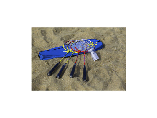 Schildkröt Badminton-Set 4 Schläger 2 Bälle in Tragetasche