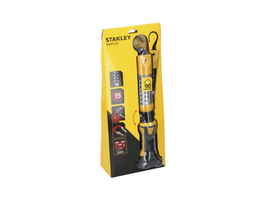 Stanley Arbeitslampe, 14LED, 90Lum, PL, barflex incl. 3xAAA cbw