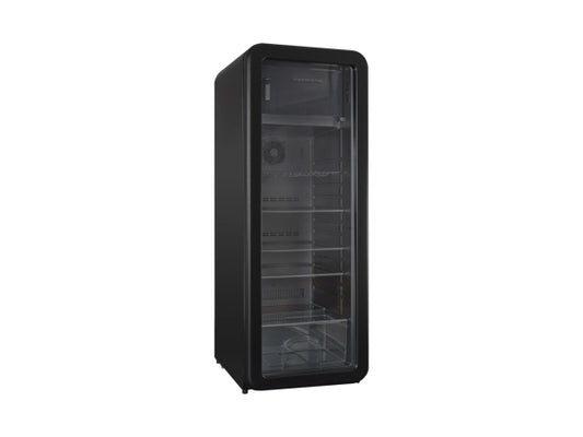 Kibernetik RKS256 Retro Getränkekühlschrank schwarz