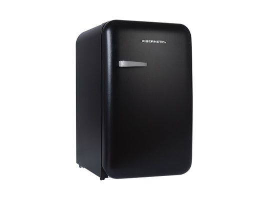 Kibernetik KSG92 Retro Kühlschrank schwarz