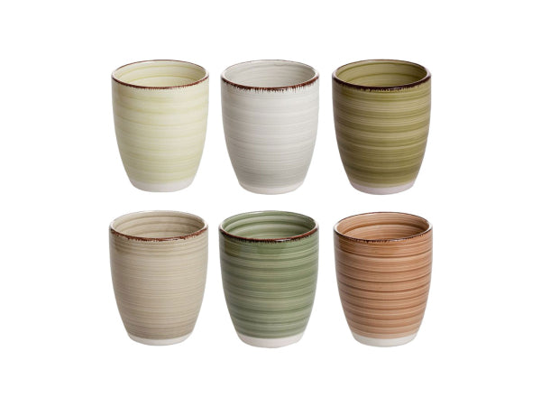 Tavola Tasse 350ml Nature 6 Stück assortiert Kaufuniversum - Tavola Tasse 350ml Nature 6 Stück assortiert