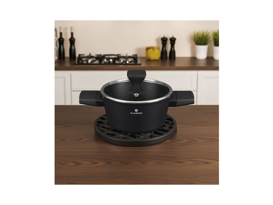 Blaumann Kochtopf mit Deckel Ø 20cm Black Silver Collection