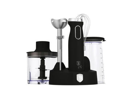 Berlinger Haus Stabmixer Set 6-teilig Black Silver Collection