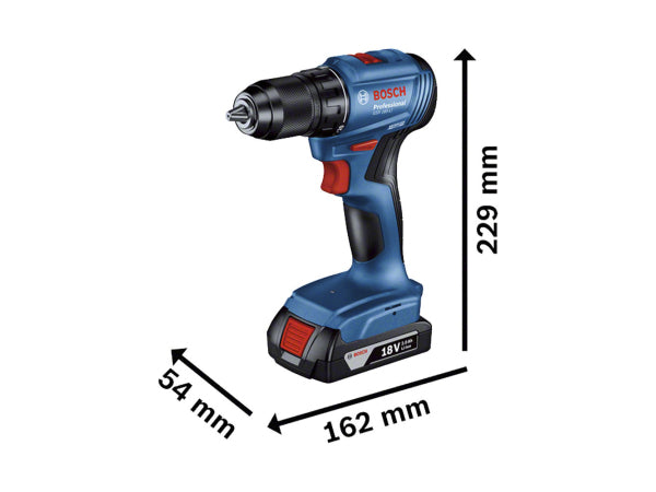 Bosch Professional Bosch Akku-Bohrschrauber GSR 18V-45 0.601.9K3.200 Kaufuniversum - Bosch Professional Bosch Akku-Bohrschrauber GSR 18V-45 0.601.9K3.200