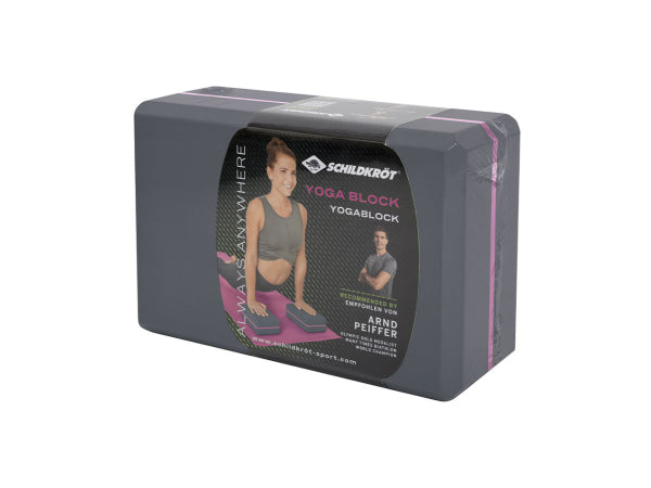 Schildkröt Yoga Schaumstoff-Block grau/pink Kaufuniversum - Schildkröt Yoga Schaumstoff-Block grau/pink