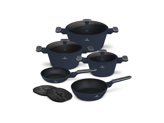 Berlinger Haus 10-teiliges Kochgeschirr-Set Deep Sea Collection