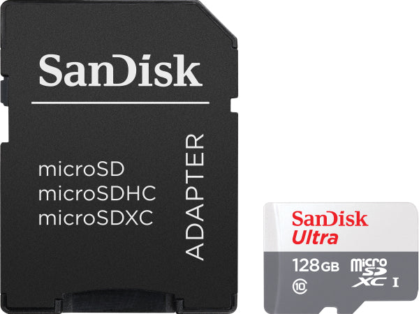 SanDisk Ultra microSDXC 100MB/s 128GB Kaufuniversum - SanDisk Ultra microSDXC 100MB/s 128GB