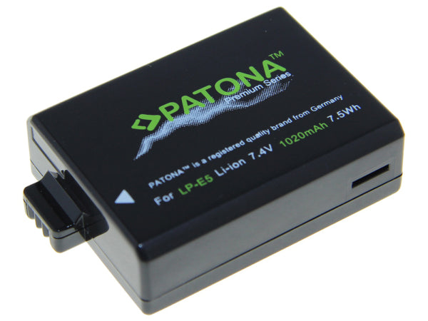 Patona Premium Akku Canon LP-E5 Kaufuniversum - Patona Premium Akku Canon LP-E5