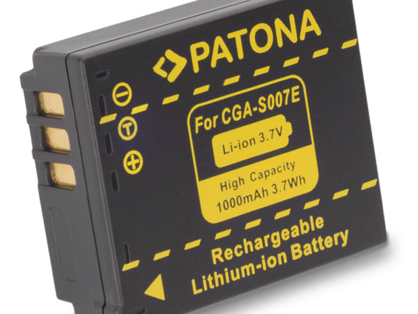 Patona Akku Panasonic CGA-S007 Kaufuniversum - Patona Akku Panasonic CGA-S007